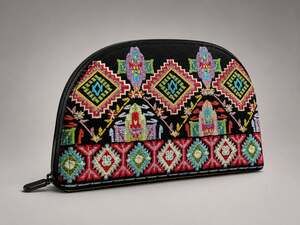 Johnny Was Embroidered Jewelry Travel Case